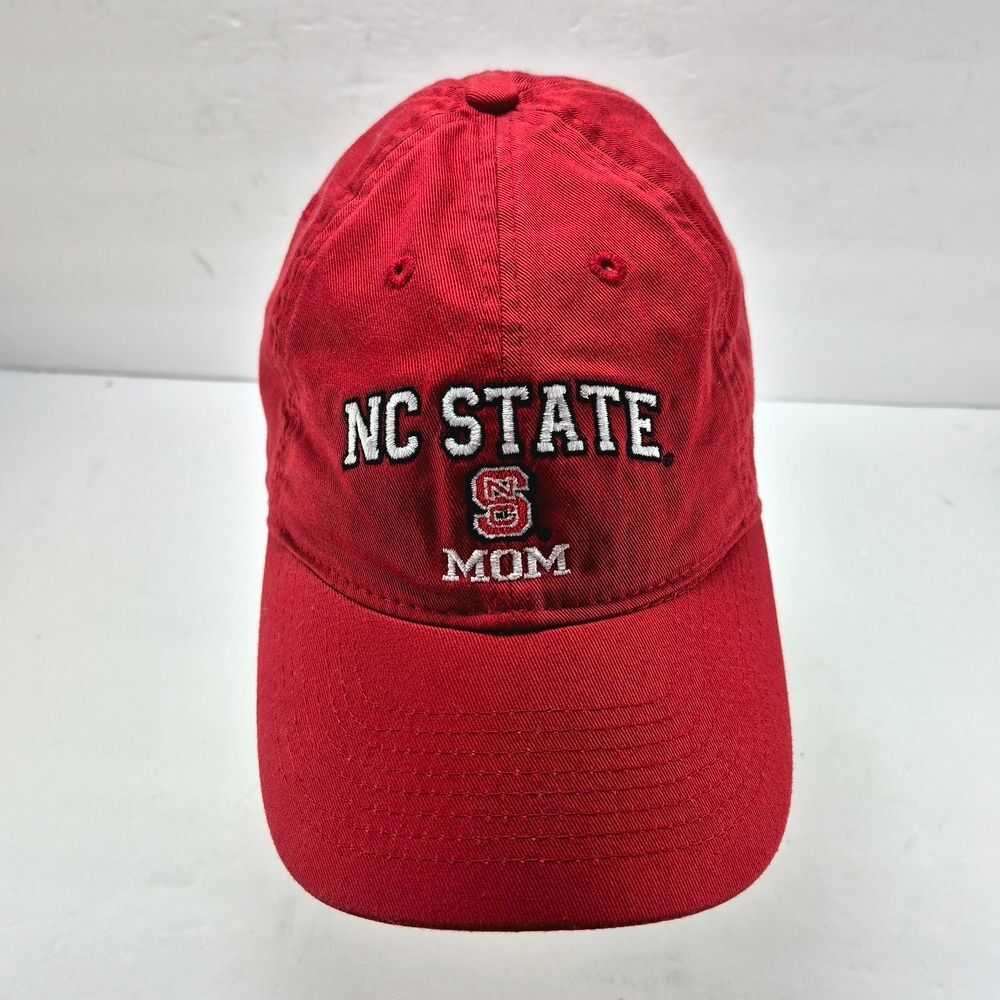 Legacy NC State Wolfpack Mom Red Relaxed Twill Adjustable Strap Dad Hat NCAA